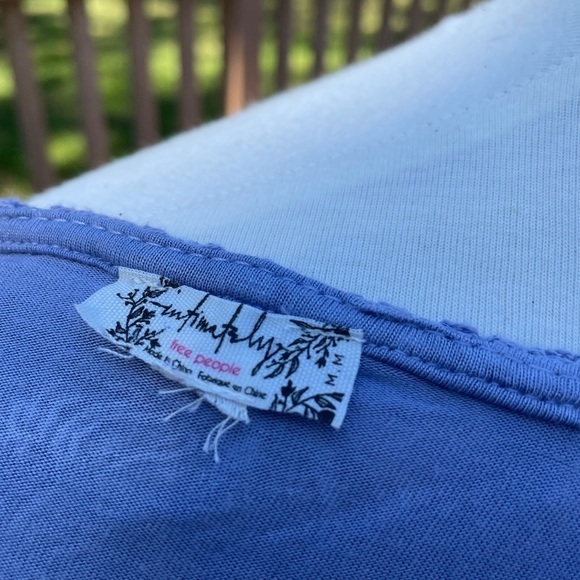 Free People crochet dress, steel grey violet. Open back - Picture 10 of 10